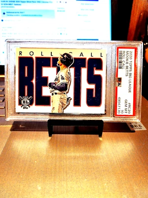 2020 MOOKIE BETTS TOPPS BIG LEAGUE "ROLL CALL" #RC20 GEM MT 10 POP-1  "DODGERS" - Image 1 of 4