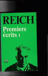 Reich Premiers écrits 1 Wilhelm Reich 1976 psychanalyse orgone libido sexualité