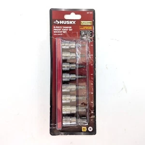 Husky 8-Piece Tamper Proof TORX Bit Socket Set 3/8" Drive HTPTXBS8PCSR - Picture 1 of 5