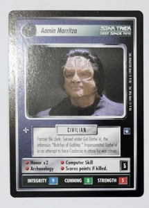Star Trek CCG Deep Space Nine  Aamin Marritza -  Cardassian  - Rare nm/mt  DS9 - Picture 1 of 1