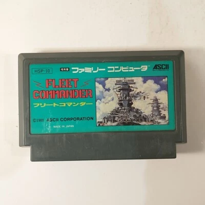 Fleet Commander (Nintendo Famicom FC NES, 1988) Japan Import - Image 1 of 4