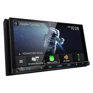 Kenwood Wireless 6.95" MultiMedia Receiver CarPlay/Andorid Auto DDX9707S - Picture 1 of 5