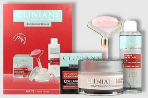 Clinians Repair Anti-Wrinkle Moisturizing Cream + Micellar Water + Face Roller - Picture 1 of 1