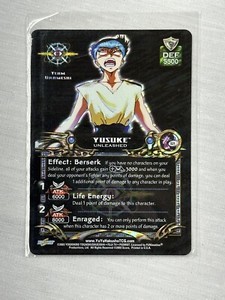 Yusuke Unleashed S21 Yu Yu Hakusho TCG CCG Dark Tournament Unlimited Card