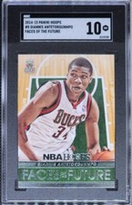 2014-15 Hoops Giannis Antetokounmpo #8 Faces of the Future PSA 10