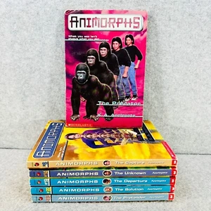 Animorphs Paperback Book Mixed Lot of 6 K A Applegate Vintage Scholastic - Bild 1 von 12