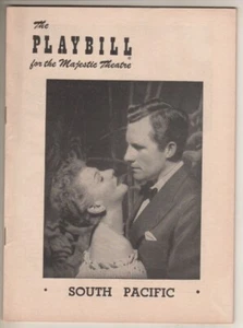 Mary Martin & Ray Middleton   Playbill    "South Pacific"   1951   Broadway - Picture 1 of 1