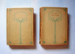 Antique 1900 Goethes Gedichte Volume 1 & 2 Books. Full works. German Poetry. - Picture 1 of 12