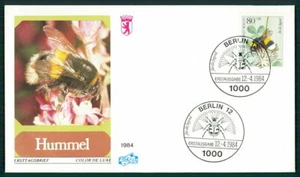 GERMANY FDC 1984 FAUNA INSECTS INSECT INSEKTEN INSECTES ff36 - Picture 1 of 2