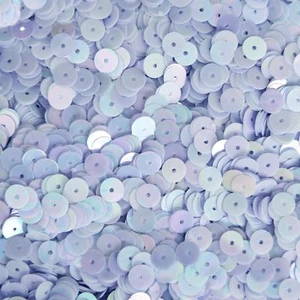 Polvo de lentejuelas planas redondas de 6 mm azul arco iris iris brillante opaco - Imagen 1 de 2
