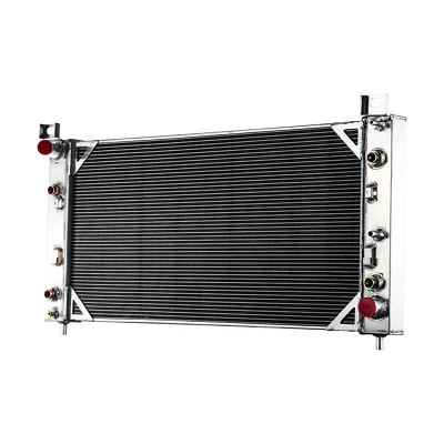 4Row Radiator For 2001-02 Chevy Silverado GMC Sierra 2500HD 3500 C6500 C7500 B7 - Image 1 of 4