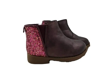 OshKosh B'gosh 学步儿童 女孩 Daria Sparkle 踝靴 鞋码 7 — 第 1/4 张图片