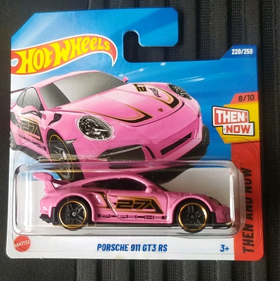 Hot Wheels 2025 Porsche 911 GT3 RS 1:64 Rosa - Immagine 1 di 3