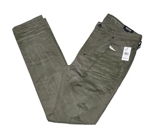 PRPS WINDSOR Tapered Skinny Stretch Jeans grün Größe 38 x 34 UVP $ 248 neu mit Etikett - Bild 1 von 3