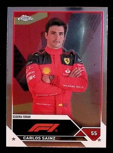 Carlos Sainz 2023 Topps Chrome Formula 1 #18 Scuderia Ferrari - Picture 1 of 2