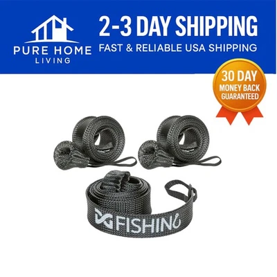 Ultimate 3-Pack Manga de Vara de Pesca - Protetor de Vara de Fundição de 7 pés com Laços - Imagem 1 de 4