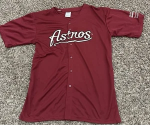 Houston Astros MLB Jersey Red SGA Giveaway Button Up Mens Size XL - Picture 1 of 6