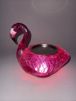 Candelabro Bath & Body Works rosa flamenco globo de agua iluminado 3 mechas  Foto 1 de 4