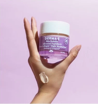 Derma E Péptidos Avanzados y Vegano Flora-Colágeno Hidratante Nocturno  Foto 1 de 4