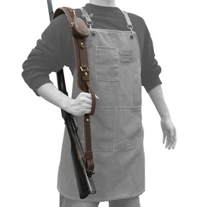 Leder Gewehrschlinge Flinte Schultergurt mit Tasche für Outdoor Jagd USA - Bild 1 von 58