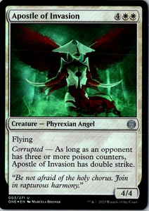 Apostle of Invasion U Phyrexia: All Will Be One 3 FOIL Near Mint - Picture 1 of 1