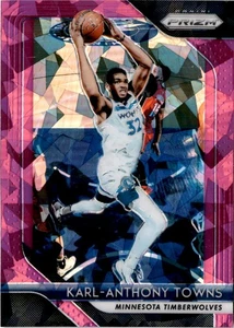 2018-19 Panini Prizm #107 Karl-Anthony Towns Prizms Pink Ice - Picture 1 of 2