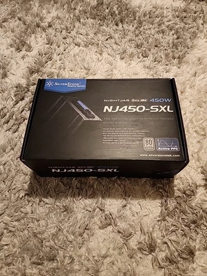 SilverStone NJ450-SXL Fanless SFX 450W Power Supply Unopened - Image 1 of 3