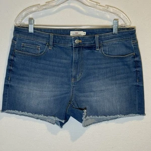 Vineyard Vines Indigo Raw Edge Denim Blue Denim Jean Shorts Size 30 - Picture 1 of 5
