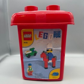 LEGO Creator Red BUCKET ONLY set 4105 NO BRICKS empty bucket red 