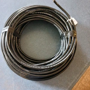 Cerrowire 4 AWG Copper THHN THWN 19 Strands Building Wire Black 600V 75A (100') - Picture 1 of 5
