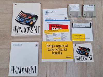 Microsoft Windows NT 3.1 (3.10) Big Box Retail English *Vintage & Rare 1993* - Bild 1 von 4