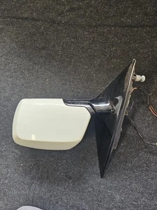 2004 05 06 07 08 2009 BMW X3 DRIVER LEFT LH POWER SIDE VIEW MIRROR WHITE - Picture 1 of 6
