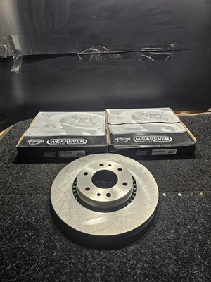 (QTY 2) Wearever YH145342 передний дисковый тормоз ротор для 02-09 Buick/Chevy/GMC/Isuzu - Изображение 1 из 4