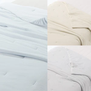 MUJI Cool Thin Cooling Comforter FUTON Double Washable for Summer 3 Colors New - Picture 1 of 13