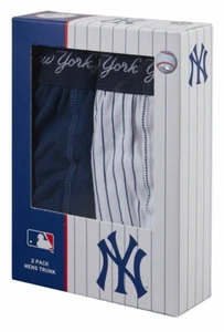 New York Yankees Herren 2er Pack Trunk Uni Boxershorts Large - Bild 1 von 2