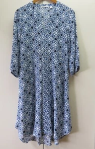 Pretty Blue Print Tunic Dress from Trenery - Size 6 - Picture 1 of 10
