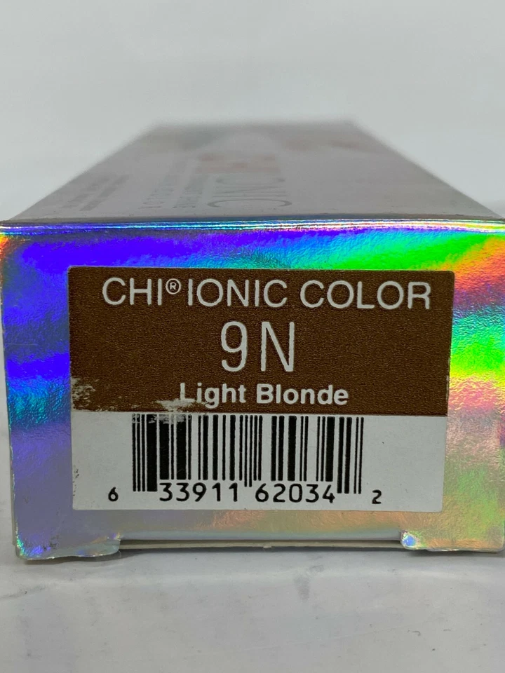   Crema brillo permanente iónica Farouk CHI color de cabello 3 oz 9N rubio claro Foto 1 de 1