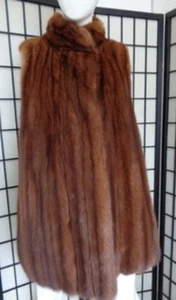 BRAND NEW CANADIAN NATURAL SABLE FUR VEST JACKET COAT WOMAN WOMEN SIZE ALL - Picture 1 of 1