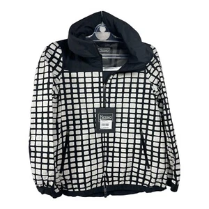 Herno Womens Geometric Warm Coat Size 42 M Medium Outerwear $1065 NWT Waterproof - Picture 1 of 12