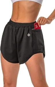TRANXPHIT Women's Running Shorts with Liner - 2 in 1 for Workout Medium - Picture 1 of 6