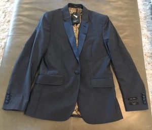 NWT Ted Baker London Pashion Slim Fit Wool Mohair Dinner Tuxedo Jacket 36R $1100 - Picture 1 of 11