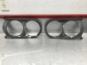 1960 61 62 63 64 65 1966 GMC Truck Suburban Headlight Bezel Trim OEM Right/Left - Picture 1 of 13