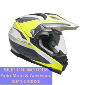 CGM 606G FORWARD GIALLO FLUO CASCO INTEGRALE MOTO ENDURO OFF ROAD FUORISTRADA - Foto 1 di 8