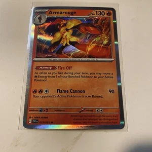 Armarouge - 015/091 - Holographic - Rare - Pokémon Trading Card Game - Picture 1 of 2