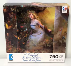 Ceaco 750-teiliges Puzzle 18 Zoll x 24 Zoll Fairyland von B. Schlick neu versiegelt - Bild 1 von 5