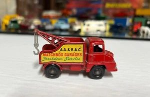 Wreck Truck A.A. & R. A. C. Matchbox Garages Lesney No. 13 England - Picture 1 of 6