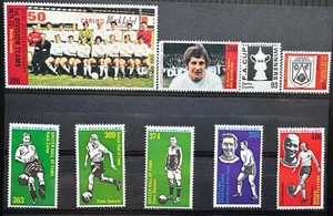 9 x DERBY COUNTY STAMPS 1972 SUN Soccer stamps inc Steve Bloomer Dave Mackay etc - Picture 1 of 4