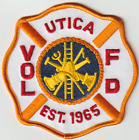 Utica Volunteer Fire Department Oshkosh, WI patch  shipped from Australia
