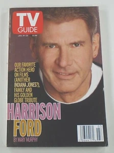TV Guide magazine HARRISON FORD COVER Indiana Jones Babylon 5 Jan 19 2002 issue - Picture 1 of 3