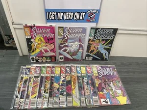 Silver Surfer 1-18 1987 Newsstand Marvel Comic Book Run Lot - Picture 1 of 9